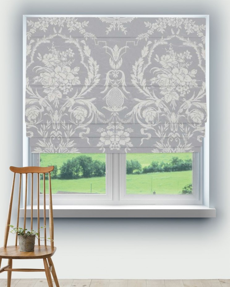 Roman Blinds Zoffany Arabesque Silk Fabric 333386