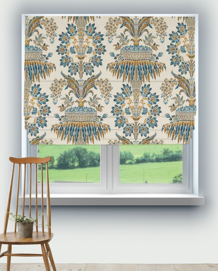 Roman Blinds Zoffany Long Gallery Brocade Fabric 333389