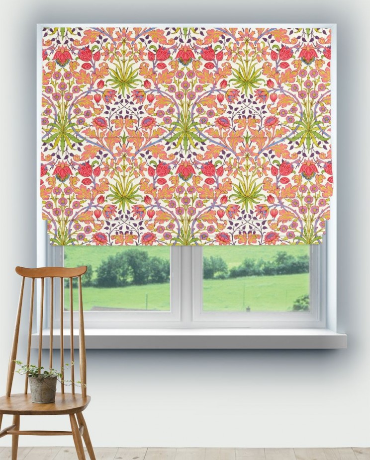 Roman Blinds Morris and Co Hyacinth Fabric 520005