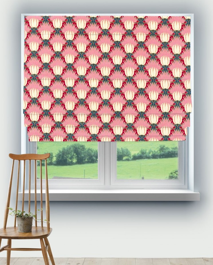 Roman Blinds Morris and Co Tulip & Bird Fabric 520020