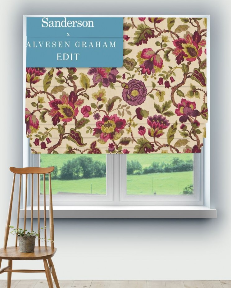 Roman Blinds Sanderson Amanpuri Fabric DCOUAM203