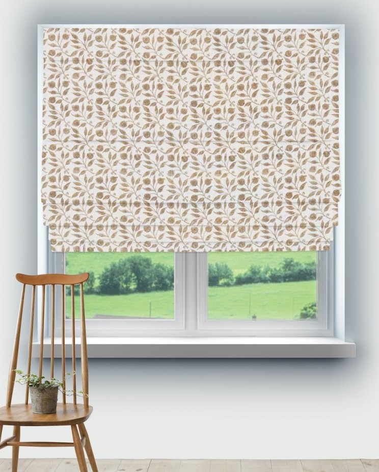 Roman Blinds Morris and Co Rosehip Fabric DM3P224487