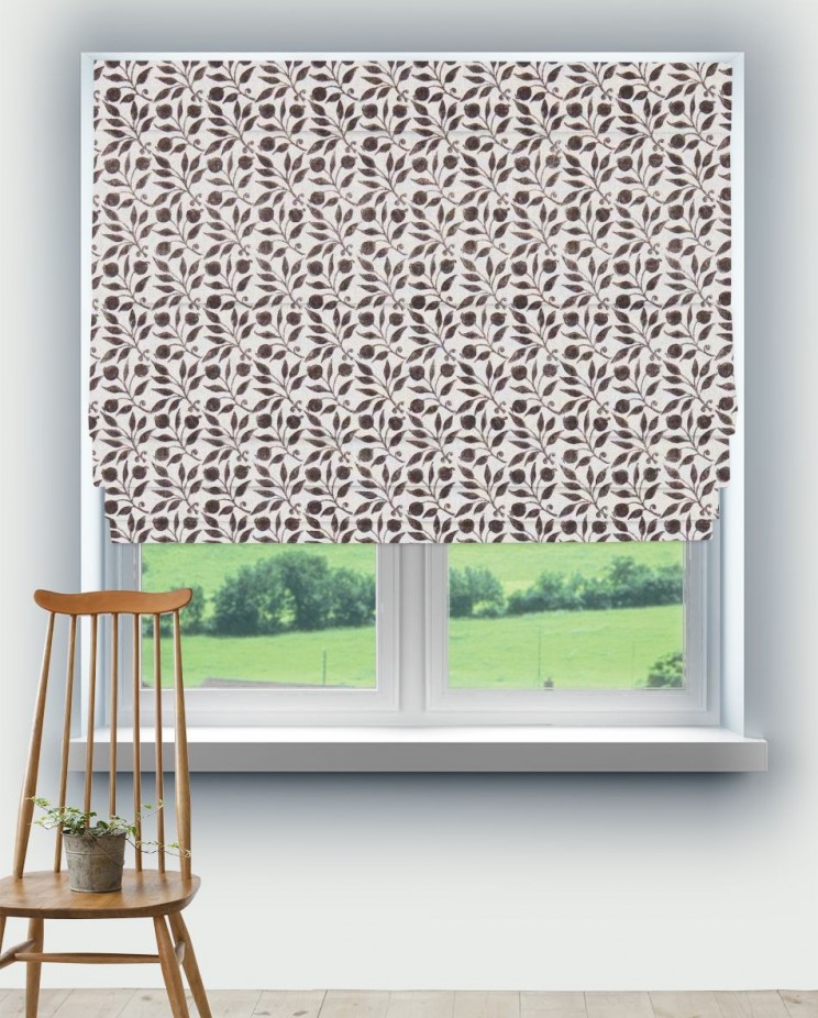 Roman Blinds Morris and Co Rosehip Fabric DM3P224488