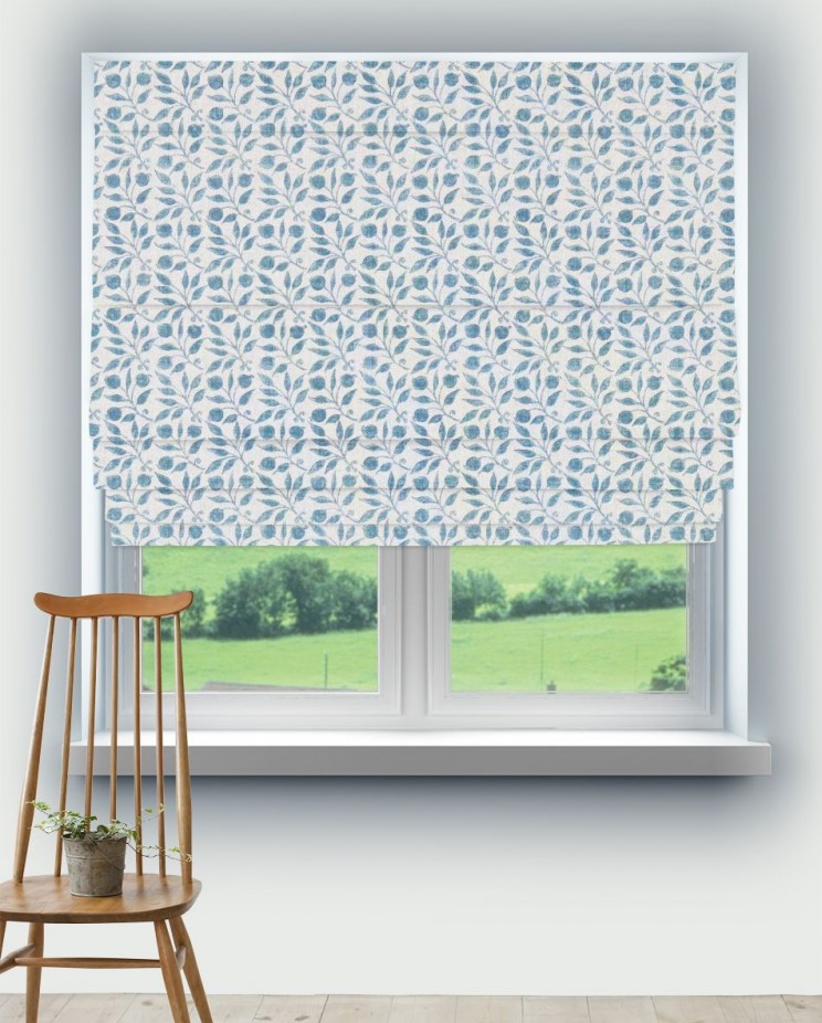 Roman Blinds Morris and Co Rosehip Fabric DM3P224490