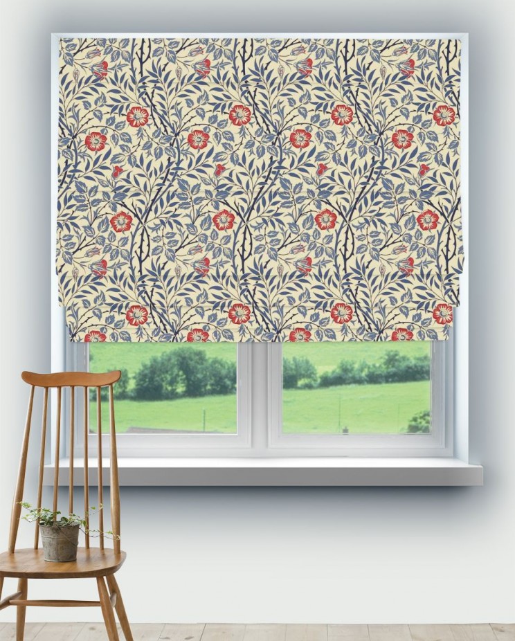 Roman Blinds Morris and Co Sweet Briar Fabric DMC130202