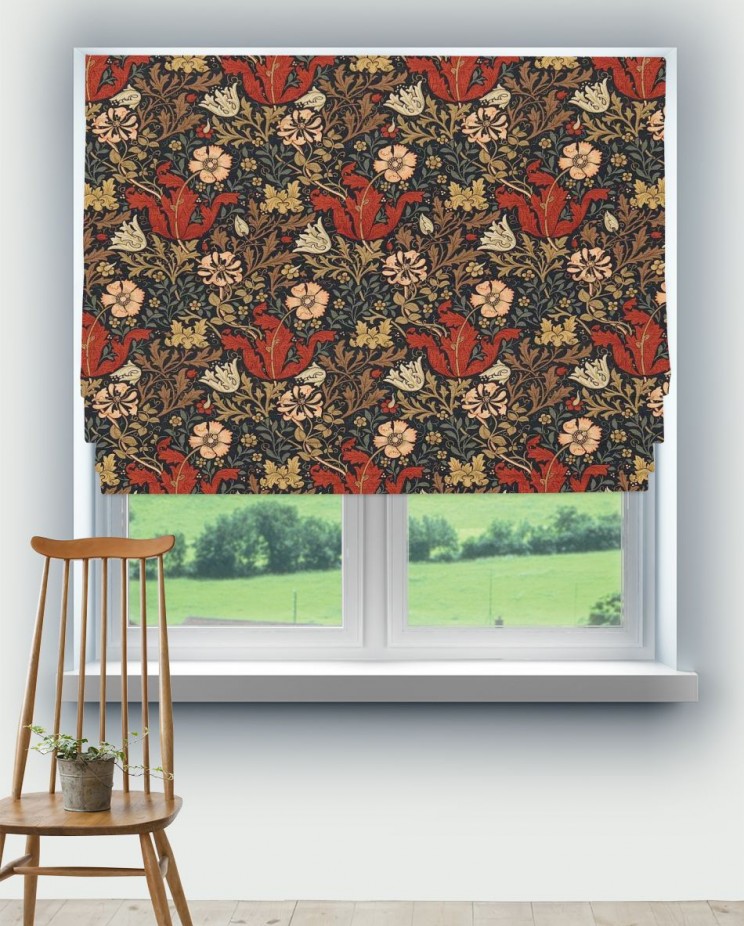 Roman Blinds Morris and Co Compton Fabric DMC196204