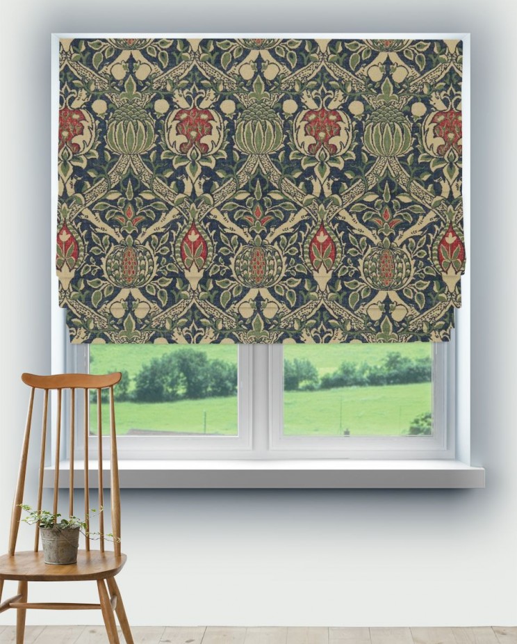 Roman Blinds Morris and Co Granada Fabric DMCOGR201