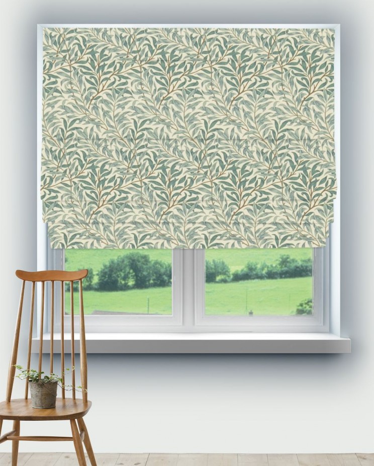 Roman Blinds Morris and Co Willow Boughs Fabric DMFPWM201