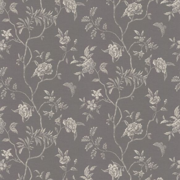 Swedish Tree Wallpaper - Charcoal - By Colefax and Fowler - 7165/04