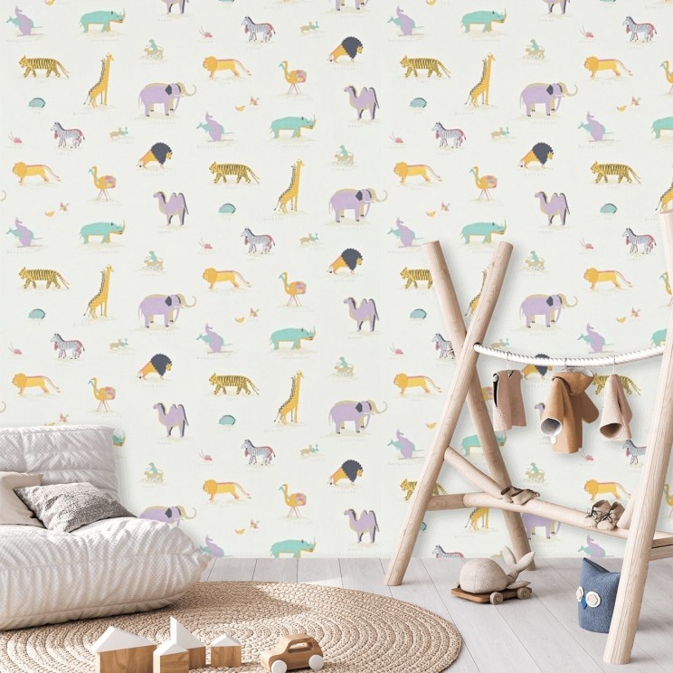 Two by Two Vintage / Multi Wallpaper - Vintage/Multi - By Sanderson ...