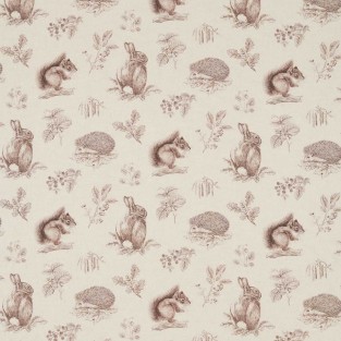 Sanderson Squirrel & Hedgehog Fabric