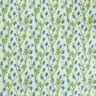 Morris and Co Monkshood Fabric