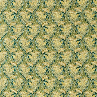 Morris and Co Laceflower Fabric