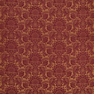 Zoffany Pomegranate Brocatelle Fabric