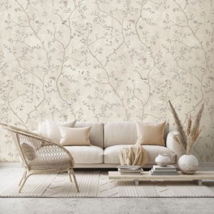 Woodchip & Magnolia Onism Wallpaper