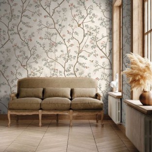 Woodchip & Magnolia Onism Wallpaper